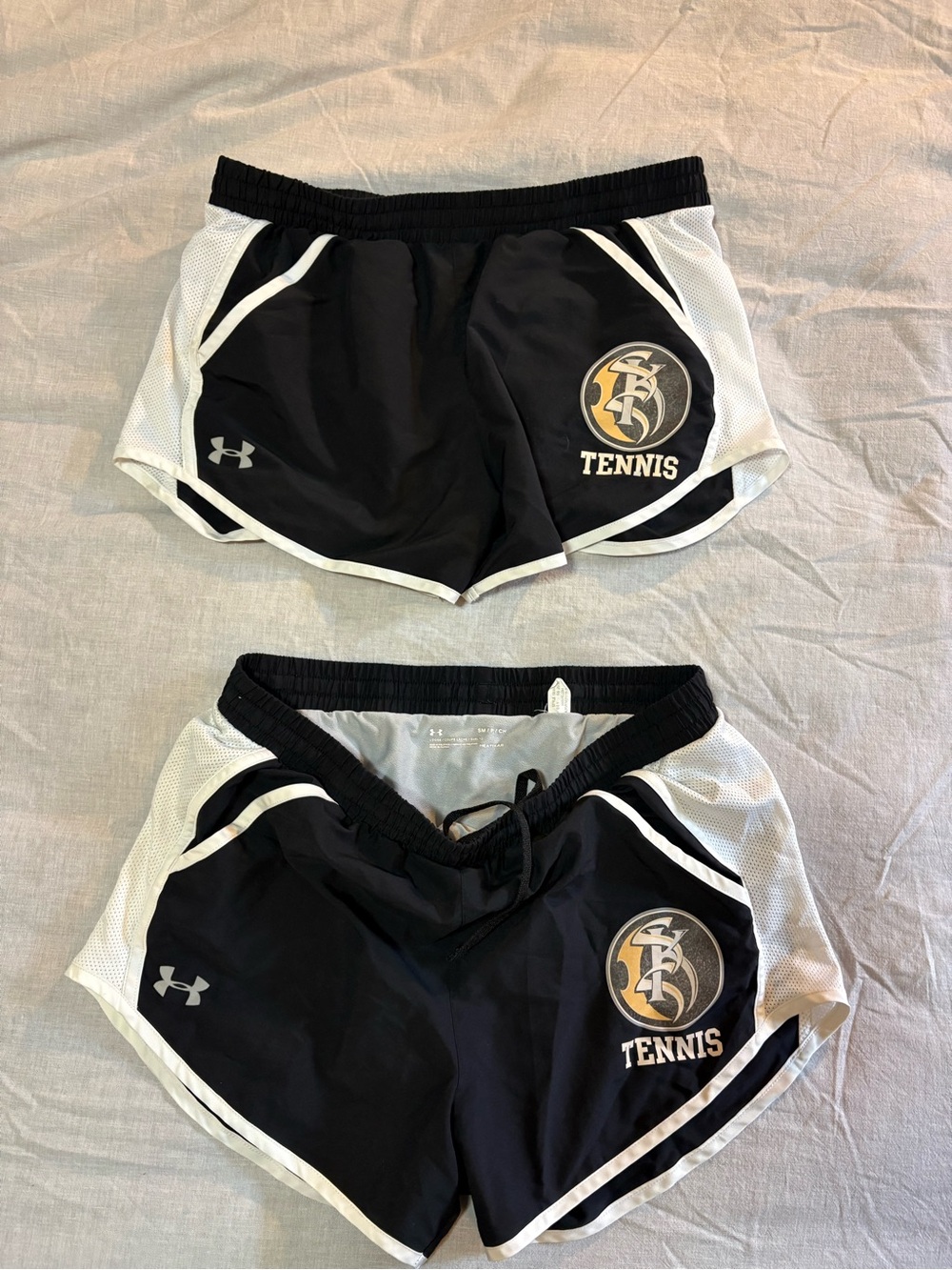 Under Armour Women’s Black & White Tennis Athletic Shorts